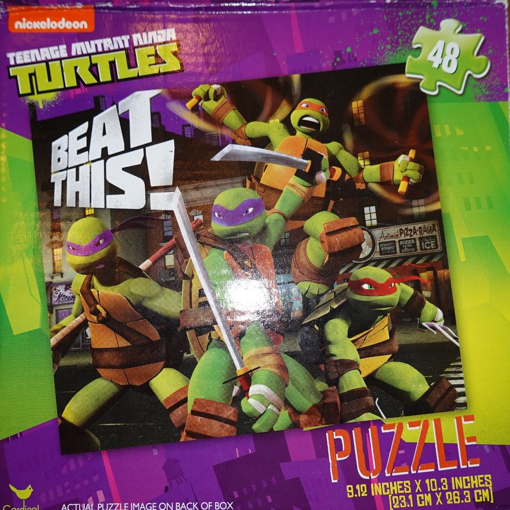 Nickelodeon Teenage Mutant Ninja Turtle TMNT 48 piece jigsaw puzzle